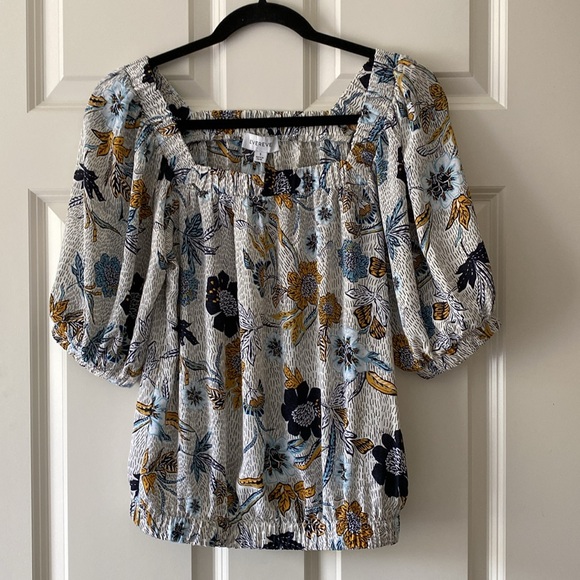 NWT Evereve Adina Square Neck Blouse S - Picture 5 of 7